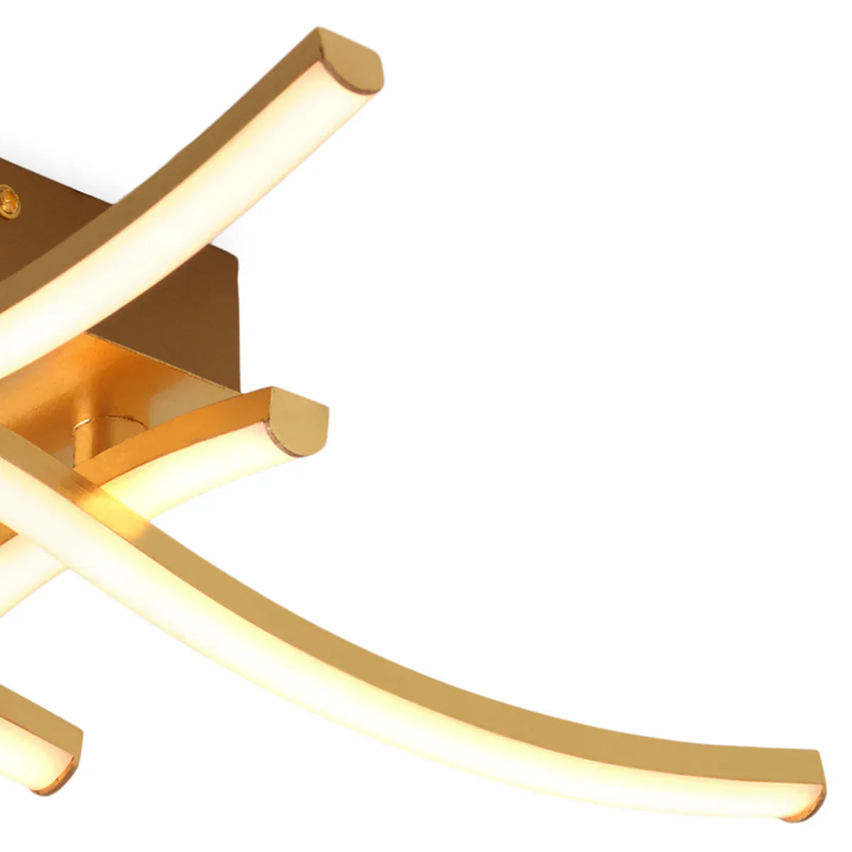 LED аплик Waves Lines Gold еквивалент 300W