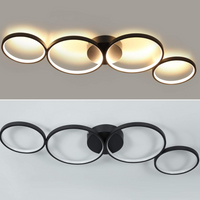 LED осветително тяло PREMIUM RONDO Black Еквивалент 500W Димиращо