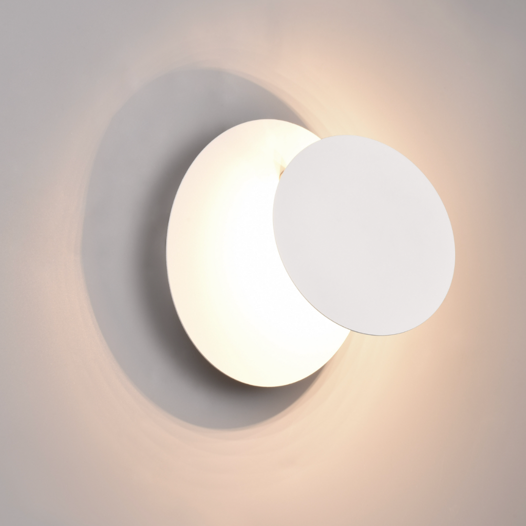 Aplica LED de Perete White MIO ALBA / 18CM Wall Light Fixtures