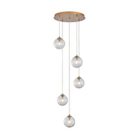 Lustra Abajur 5xG9 Gold AURIE / ABAJUR Lighting Fixtures