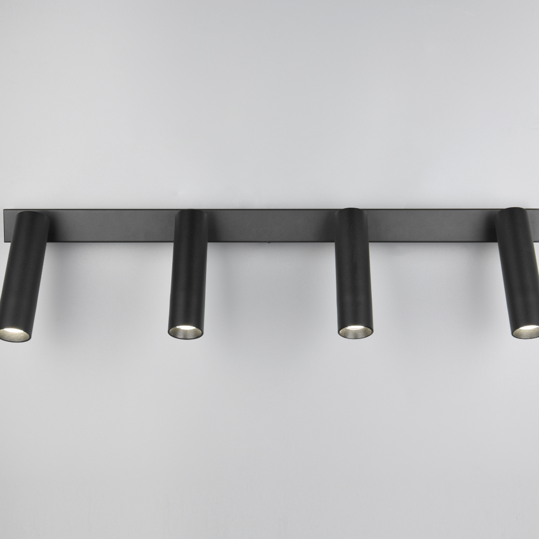 LED осветително тяло с 4 регулируеми спота AMBALA Black