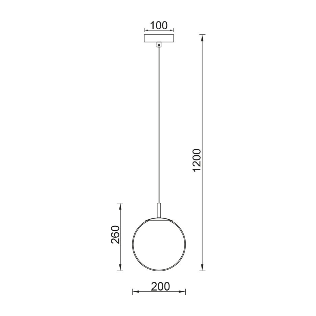 Pendul 1xE27 Black NEAGRA / LUXURY Lighting Fixtures