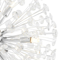 Окачено осветително тяло Crystal Dandelion Silver 40CM