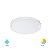 LED плафон за баня 26W бял 30cm IP40 3 вида светлина еквивалент 200W