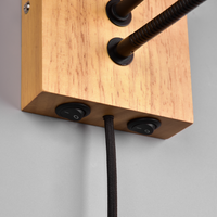 LED аплик за спалня NILAM Wood Design