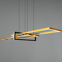 LED осветително тяло тип пендел PREMIUM SALINAS GOLD еквивалент 500W, димируемо