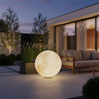 Матово външно абажурно кълбо MOONGLOW 100CM