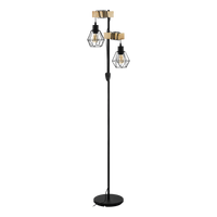 Лампадар TOWNSHEND 5 абажур Black & Brown 167CM Eglo
