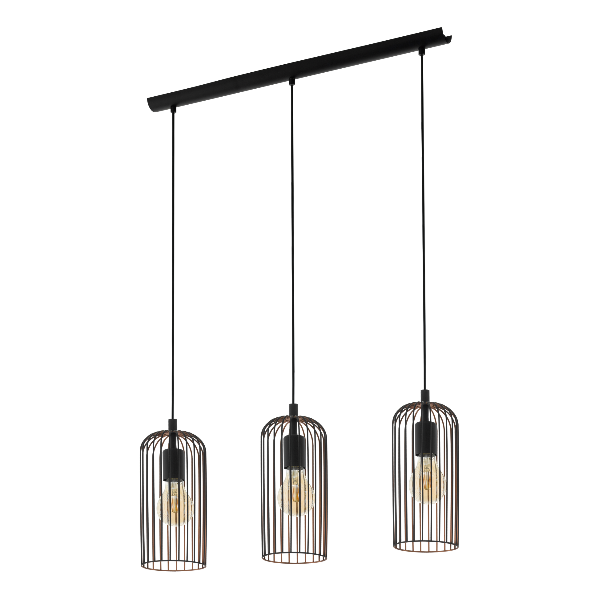 Осветително тяло висящо ROCCAMENA Black 110CM