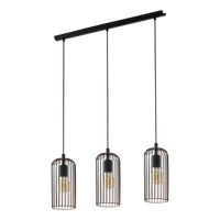 Осветително тяло висящо ROCCAMENA Black 110CM