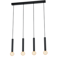 Lustra Suspendată CORTENOVA Black 110CM NEAGRA / SUSPENDATE / 110CM Chandeliers