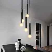 Осветително тяло висящо CORTENOVA Black 5xE27 Eglo
