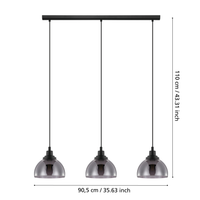 Осветително тяло висящо BELESER Black 110CM