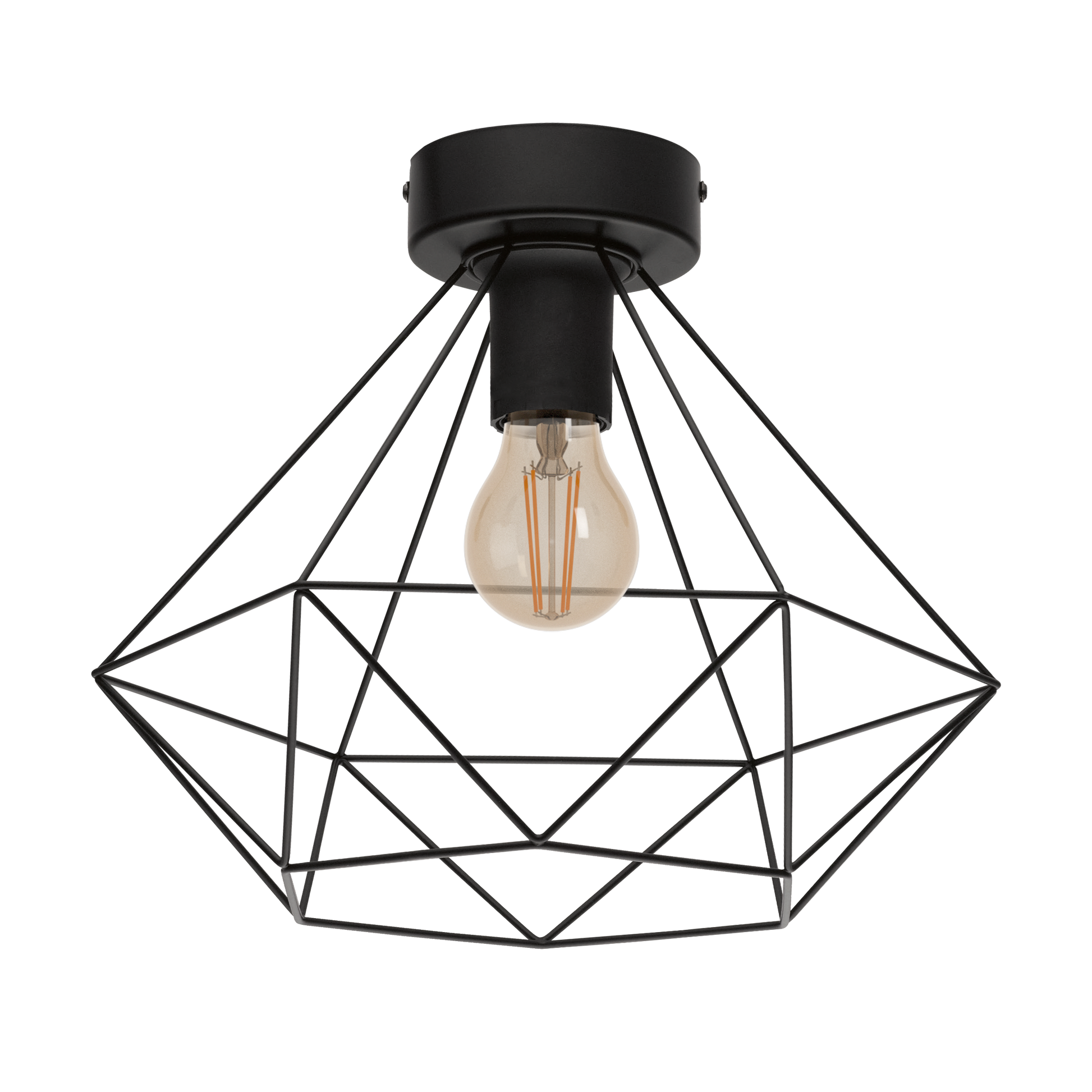 Осветително тяло TARBES Black Ø32.5CM Eglo