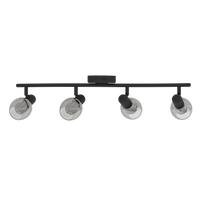 Осветително тяло с 4 регулируеми спота Black POLLICA 64CM