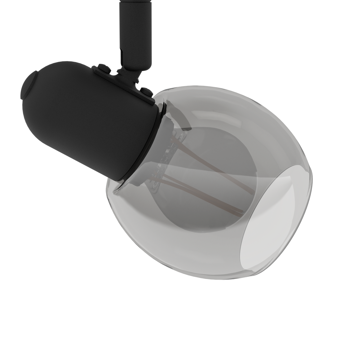 Осветително тяло с 4 регулируеми спота Black POLLICA 64CM