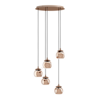 Lustra Suspendata ROCAMAR 1 Gold 150CM AURIE / ABAJUR / 110CM Chandeliers