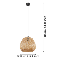 Пендел DEMBLEBY Wood 110CM