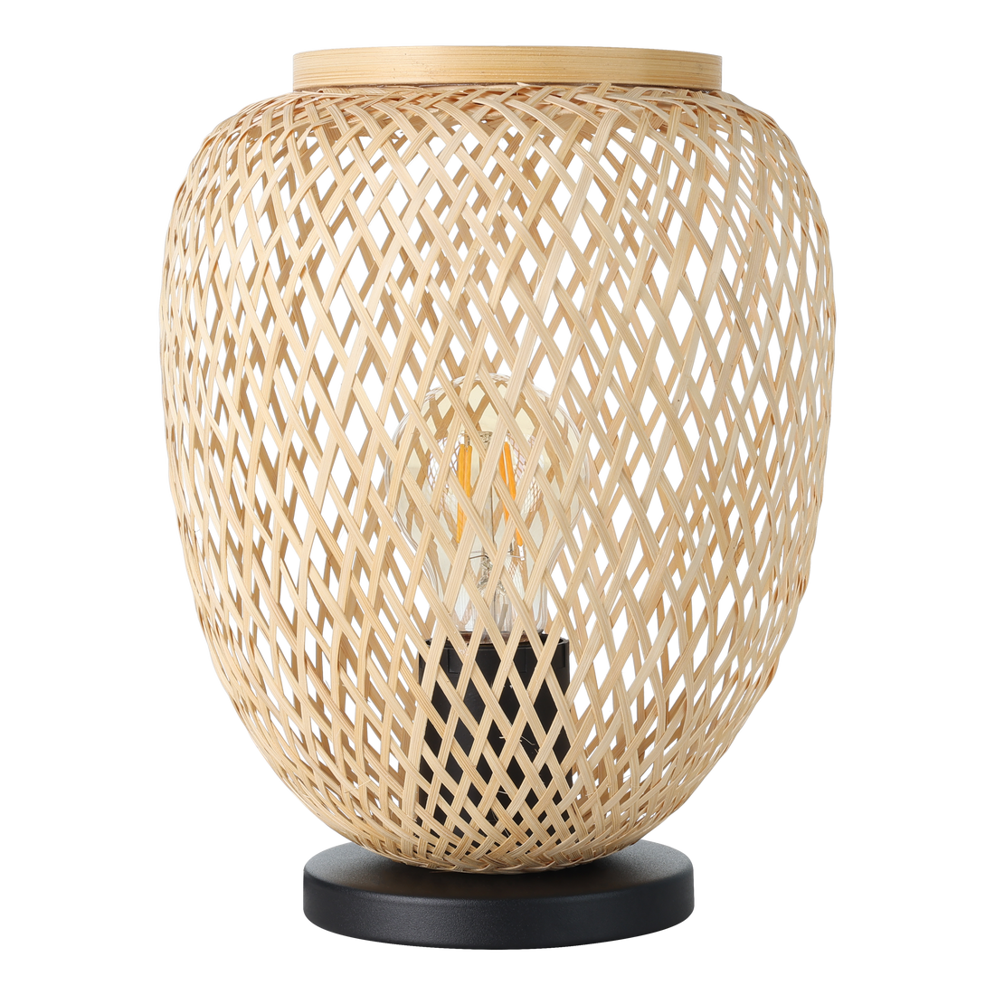 Декоративна лампа DEMBLEBY Wood 25CM