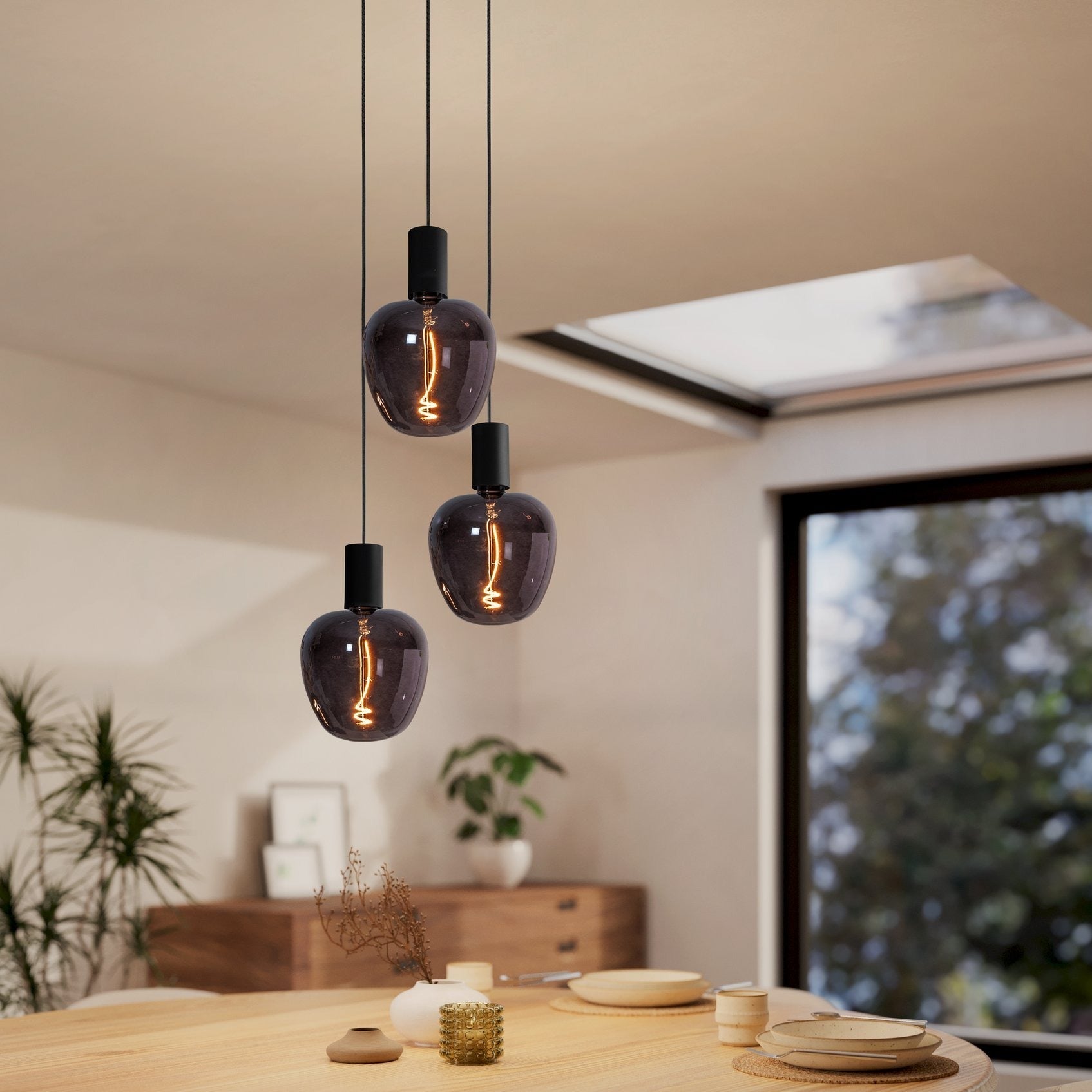 Осветително тяло висящо POZUETA Black 150CM