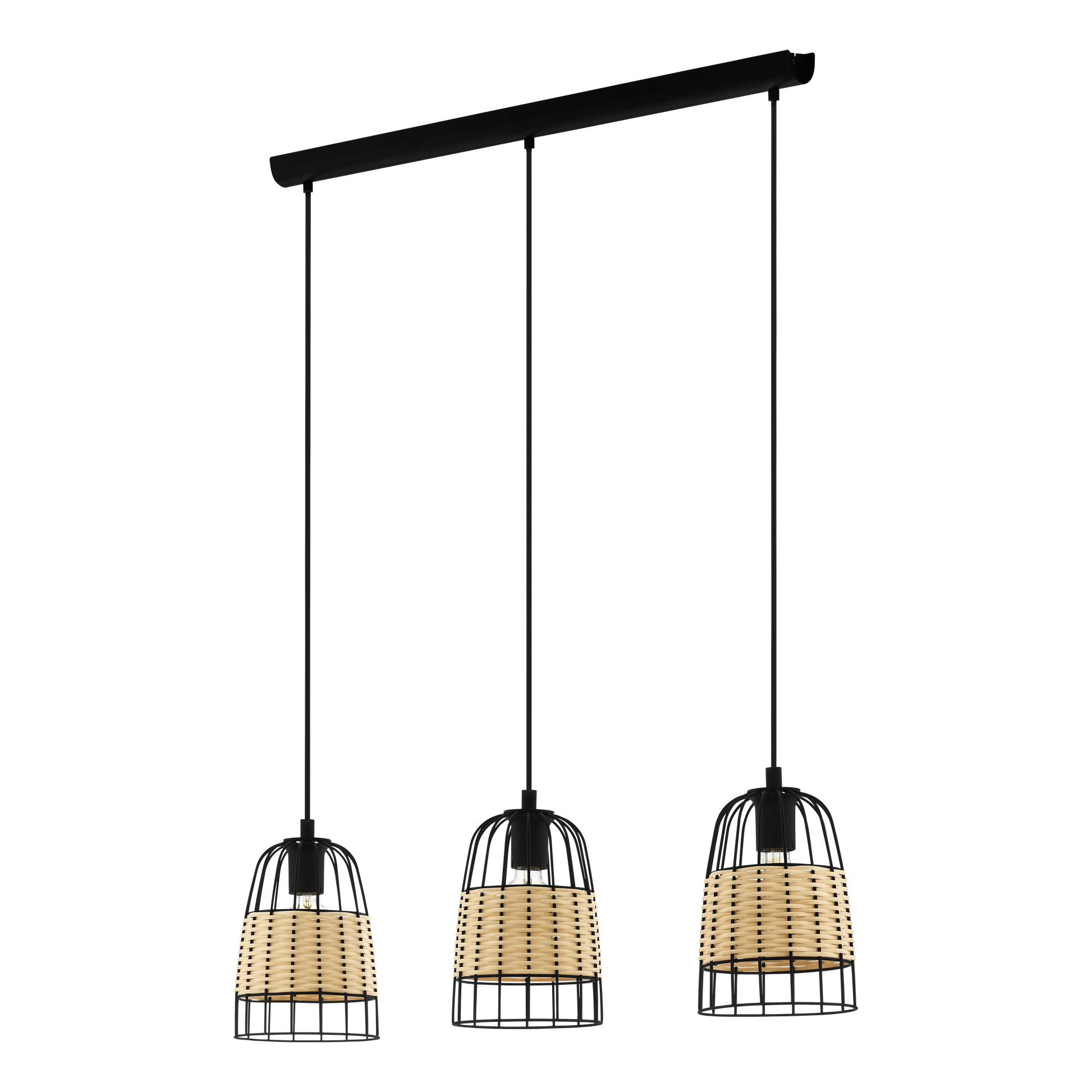 Окачено осветително тяло ANWICK Wood 110CM
