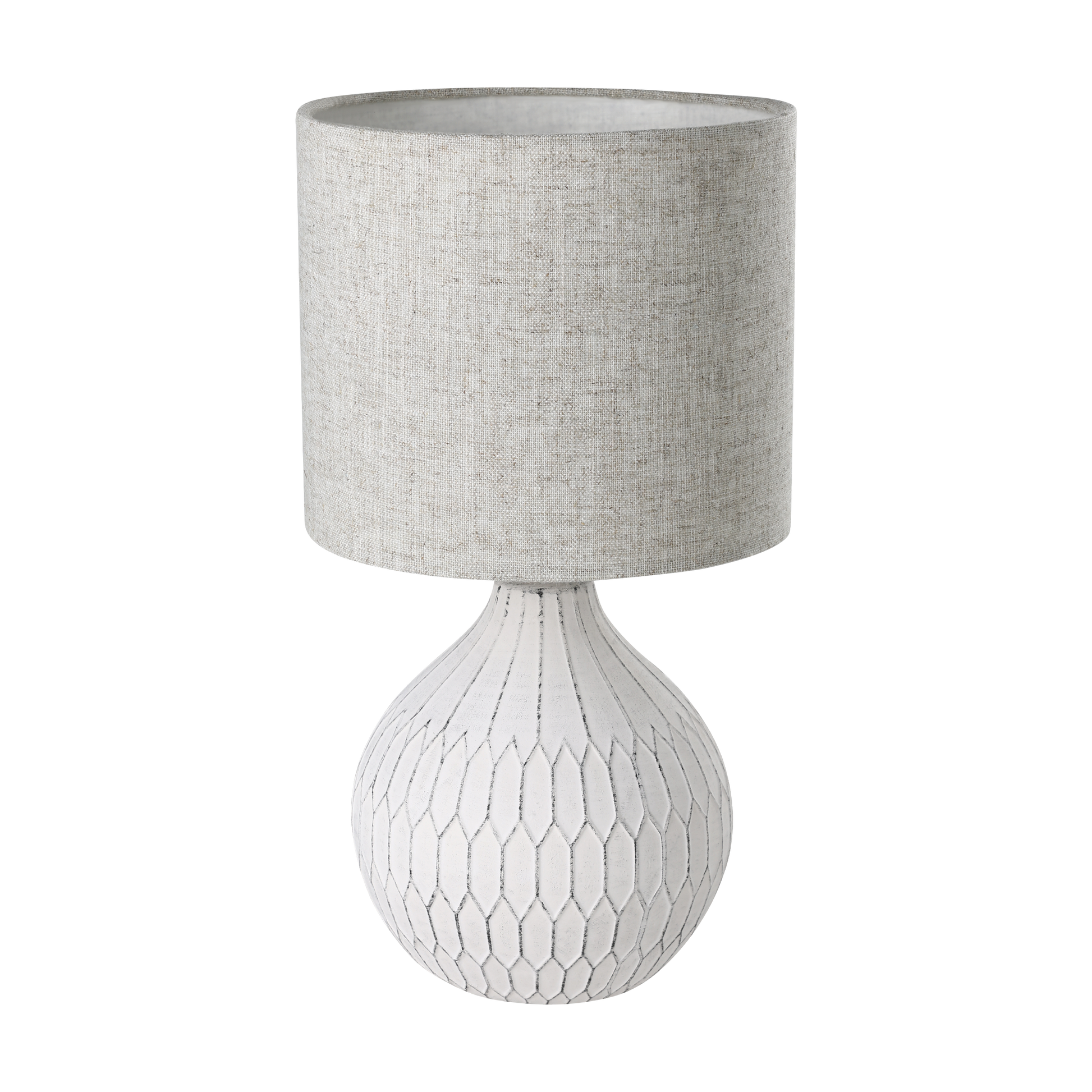 Нощна лампа BELLARIVA 3 White & Brown 36CM Eglo
