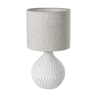 Нощна лампа BELLARIVA 3 White & Brown 36CM Eglo