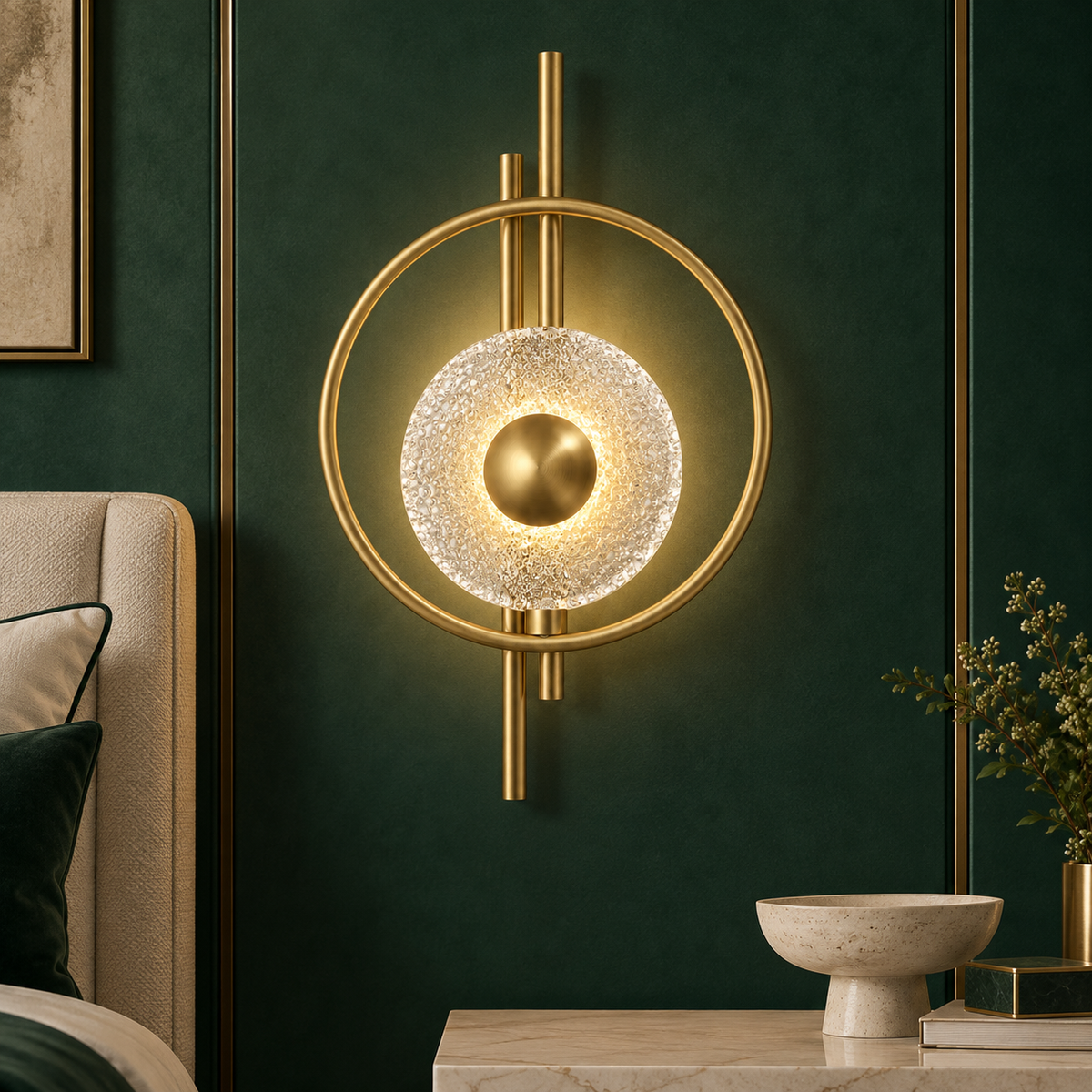 LED аплик за стена Aurora Gold