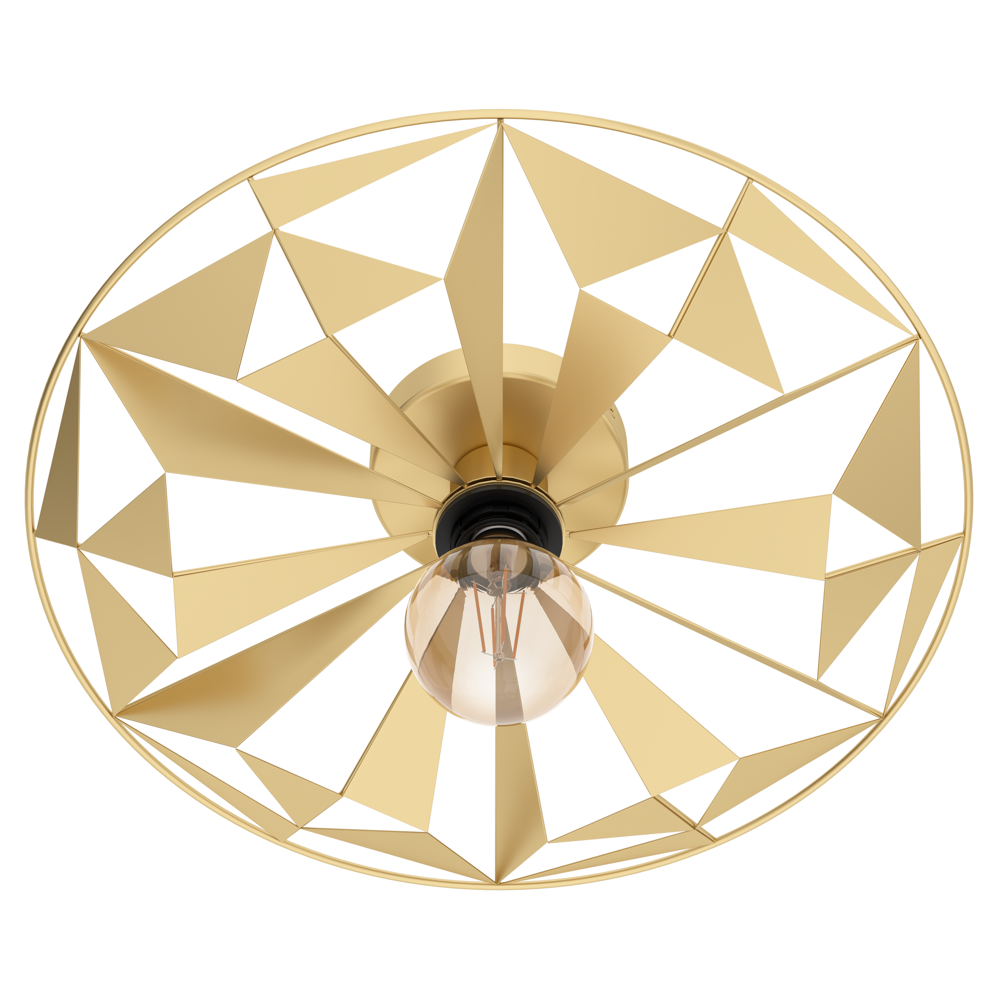 Осветително тяло винтидж CASTANUELO Gold 42.5CM