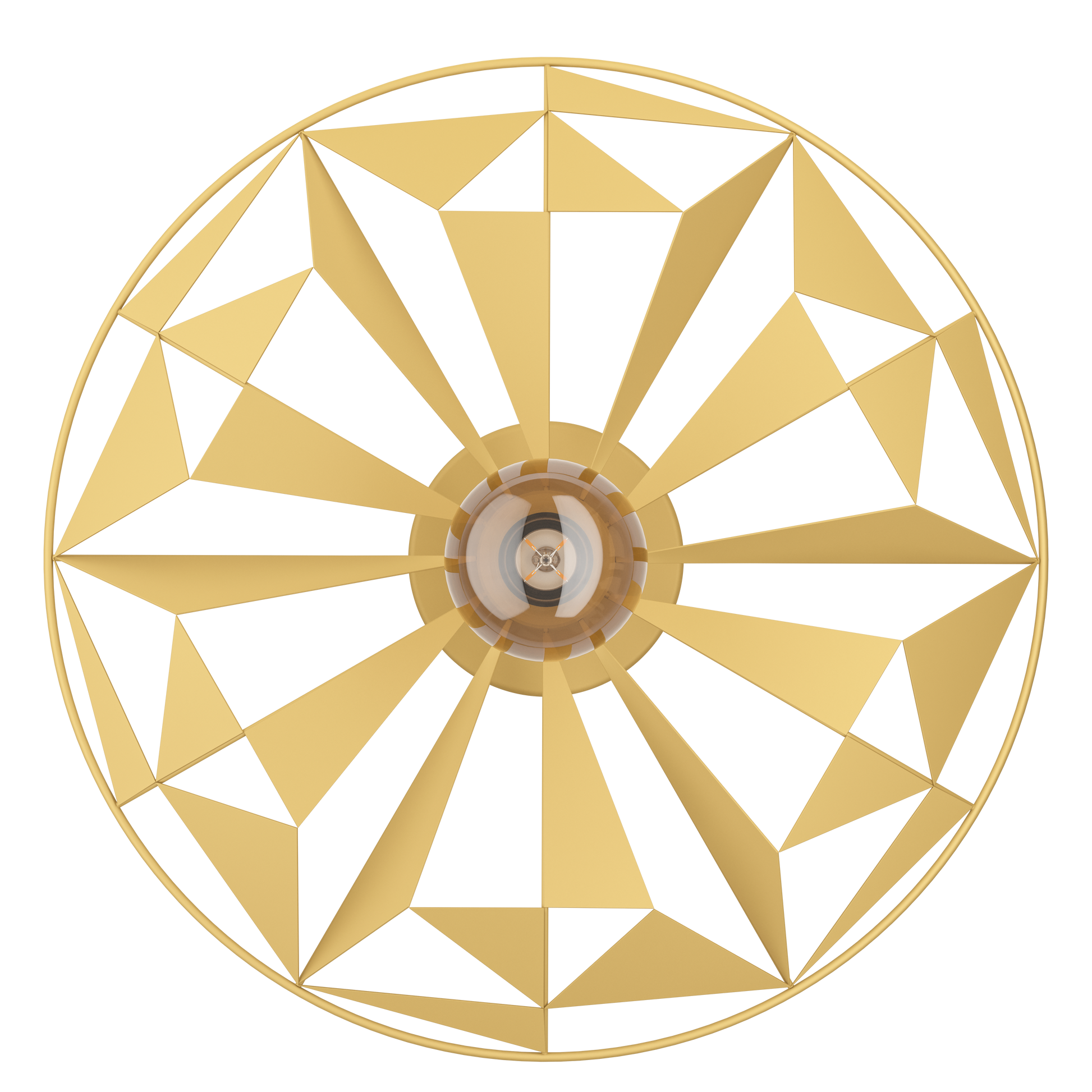 Осветително тяло винтидж CASTANUELO Gold 42.5CM