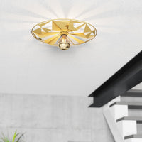 Lustra Vintage CASTANUELO Gold 42.5CM AURIE / SUSPENDATE / 42.5CM Chandeliers
