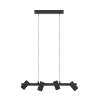 Осветително тяло висящо GATUELA 1 Black 110CM