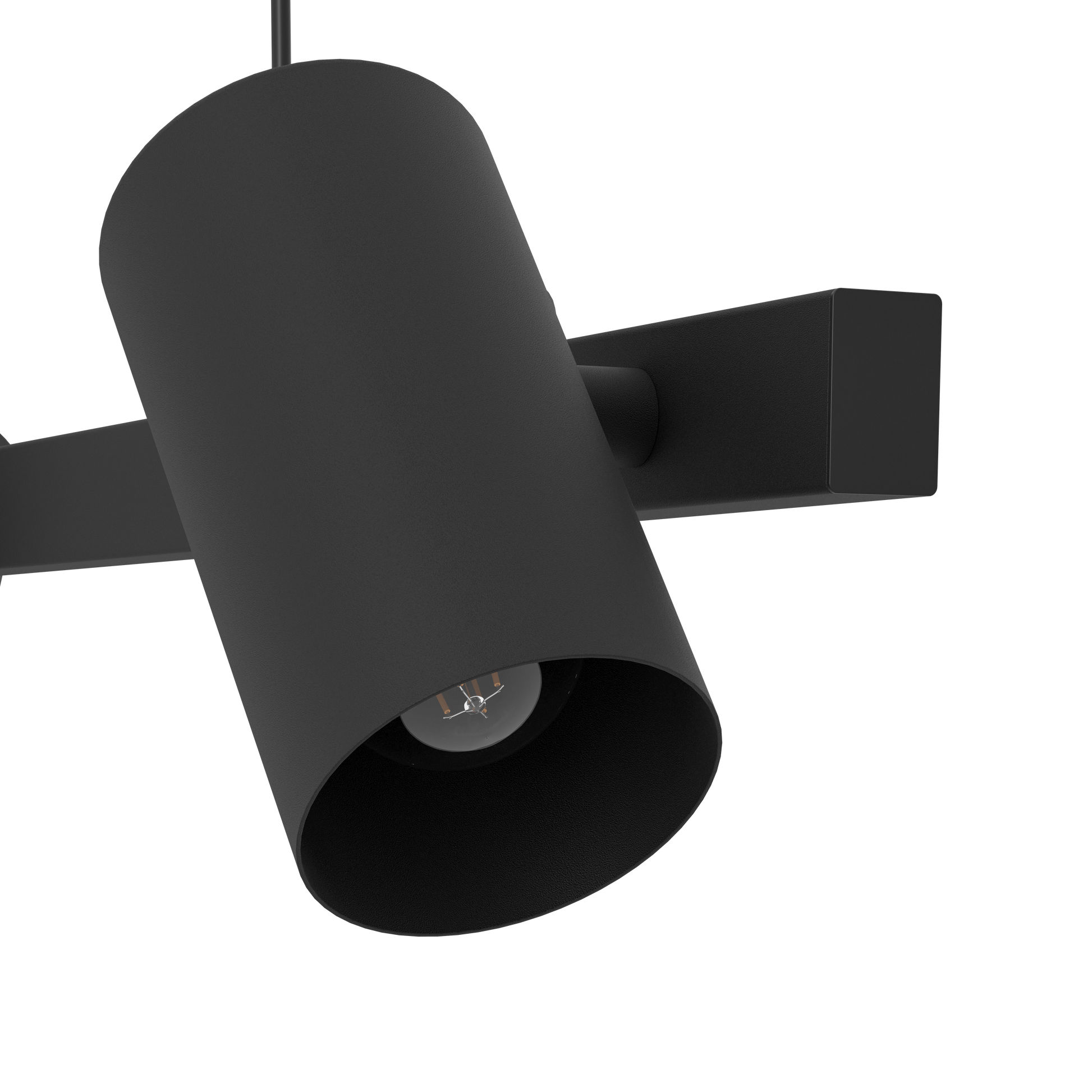 Осветително тяло висящо GATUELA 1 Black 110CM