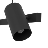 Осветително тяло висящо GATUELA 1 Black 110CM