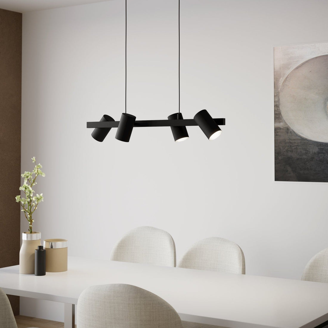 Осветително тяло висящо GATUELA 1 Black 110CM