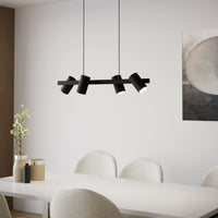Осветително тяло висящо GATUELA 1 Black 110CM
