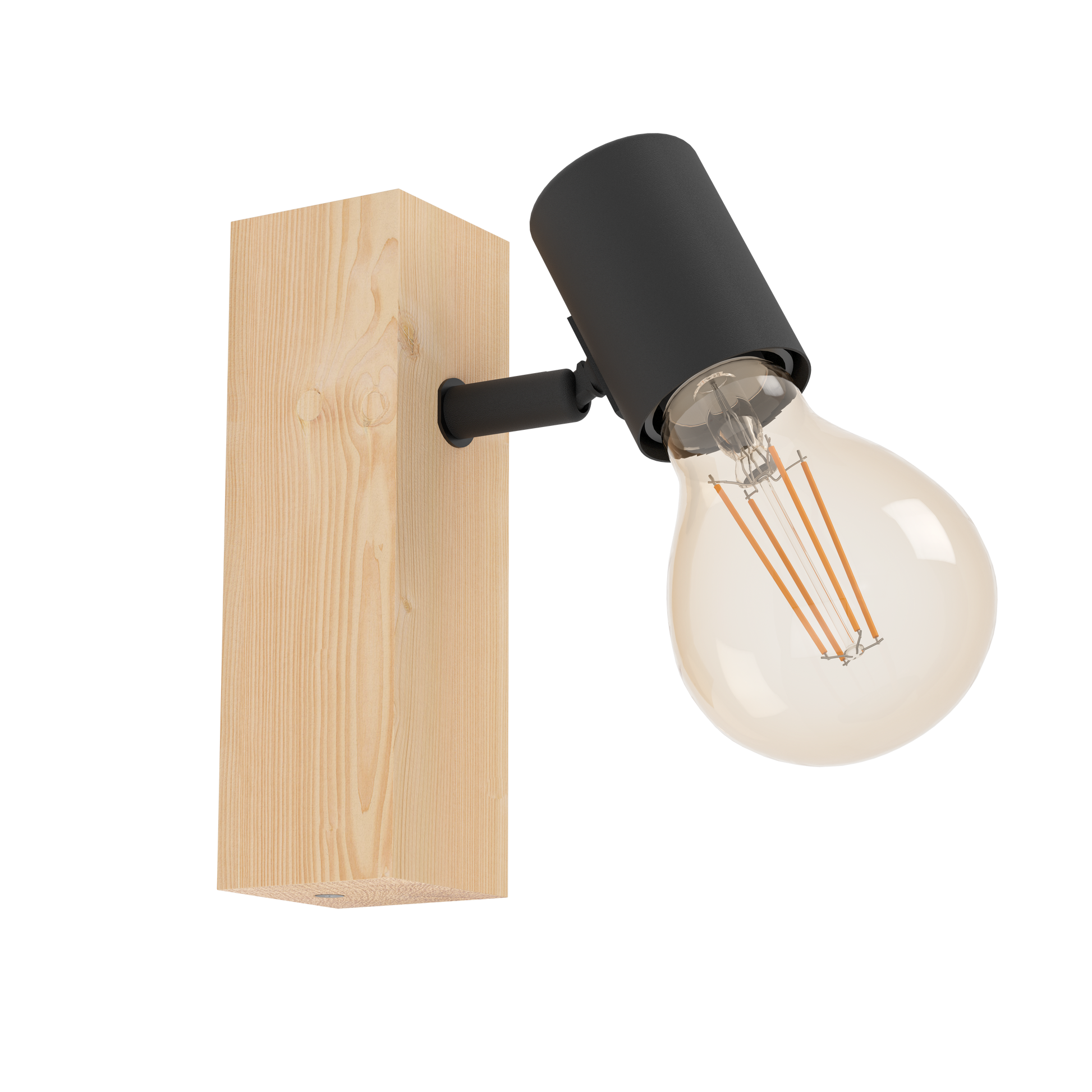 Аплик TOWNSHEND 3 Black & Brown Eglo