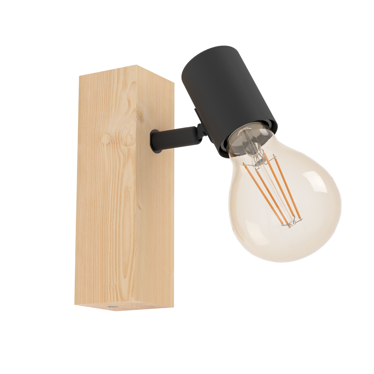 Аплик TOWNSHEND 3 Black & Brown Eglo