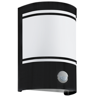 Aplica Exterior CERNO Black cu Senzor 20CM NEAGRA / APLICA PERETE Wall Light Fixtures