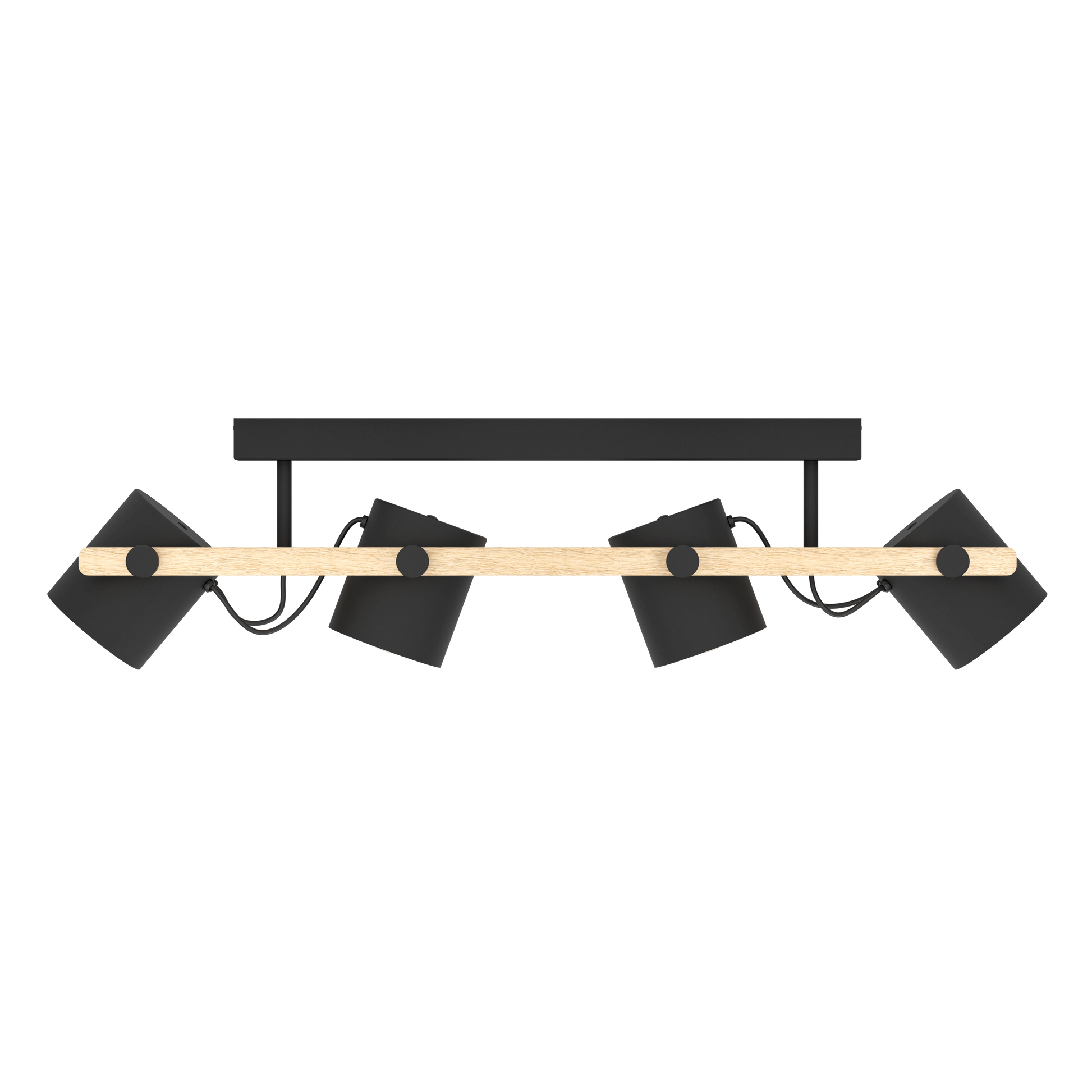 Осветително тяло HORNWOOD Black & Brown 100CM