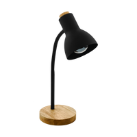 Настолна лампа VERADAL Black & Brown 49CM Eglo