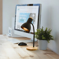 Настолна лампа VERADAL Black & Brown 49CM Eglo