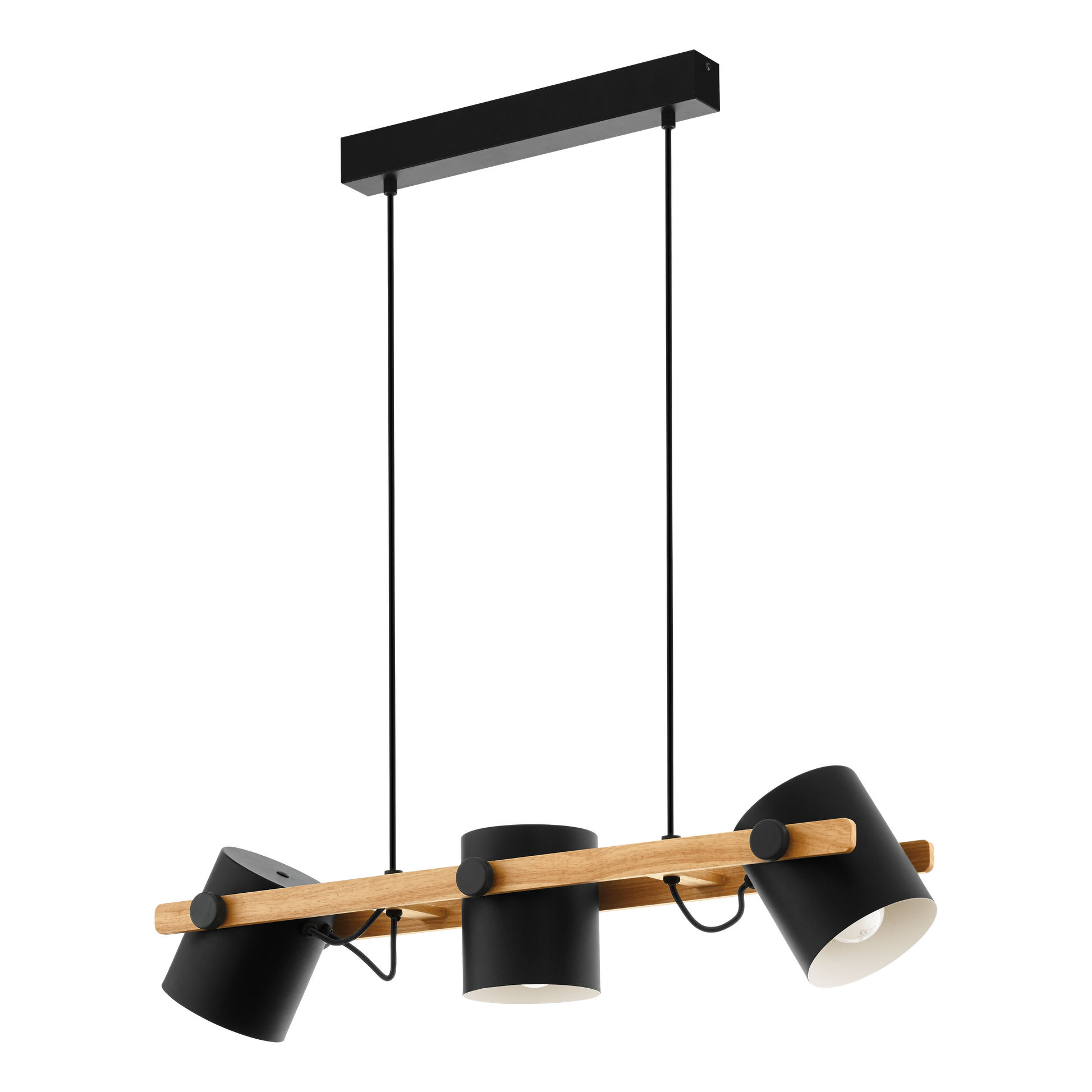 Окачено осветително тяло HORNWOOD Black 110CM