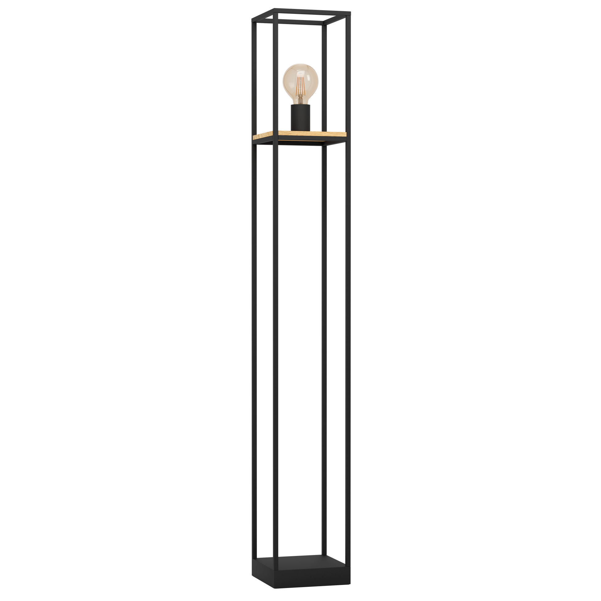 Лампадар LIBERTAD Black & Brown 128.5CM Eglo