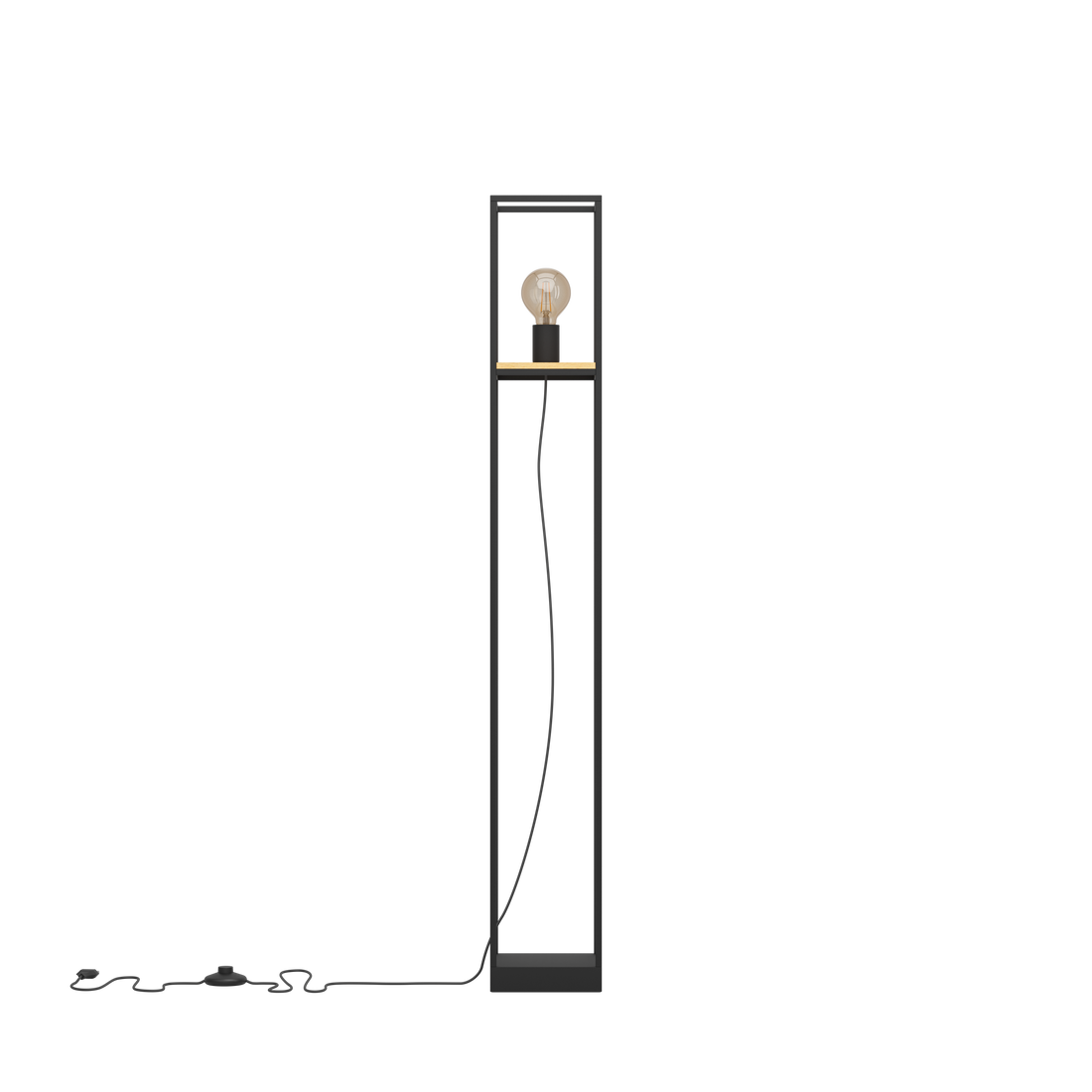 Лампадар LIBERTAD Black & Brown 128.5CM Eglo