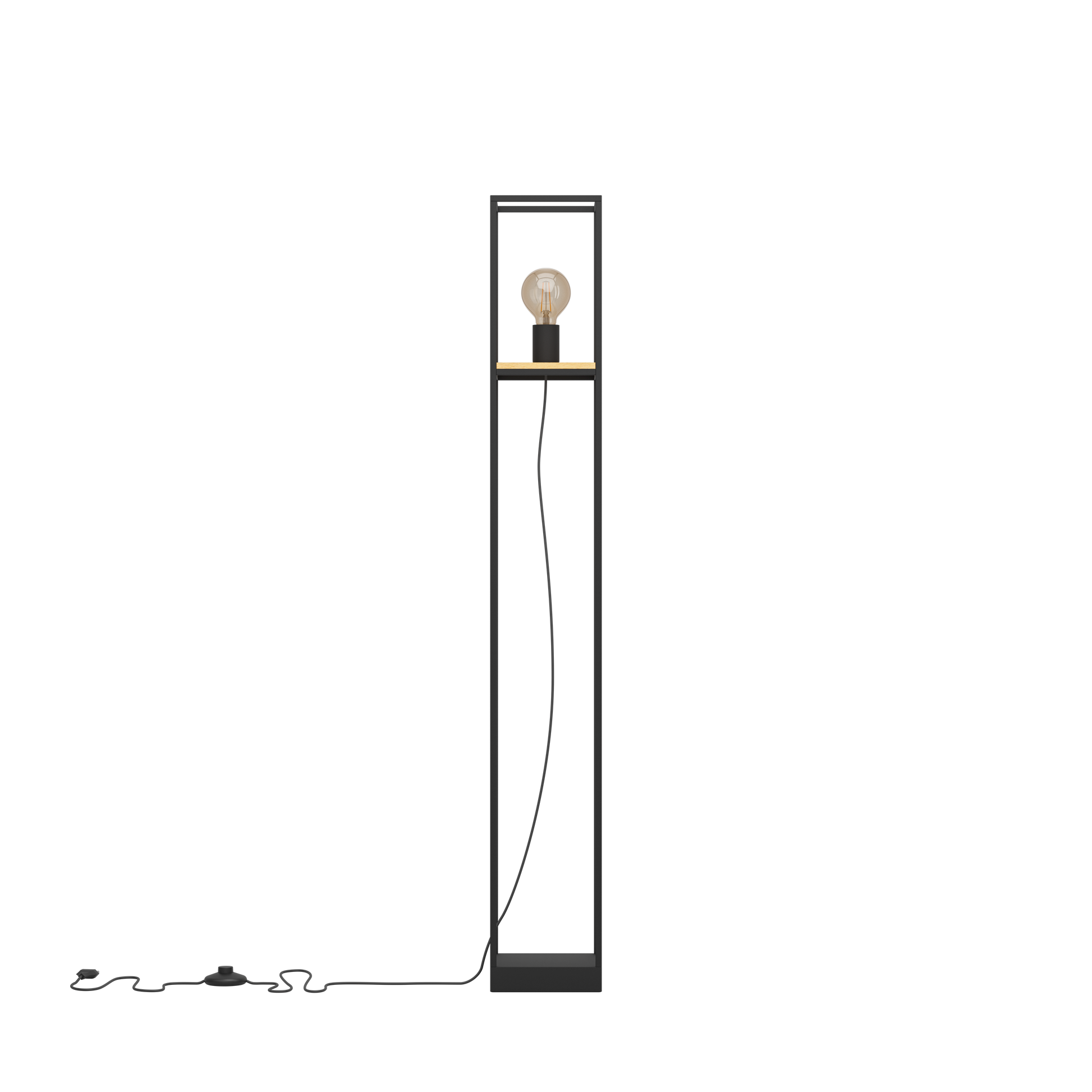 Лампадар LIBERTAD Black & Brown 128.5CM Eglo
