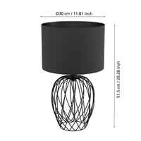 Нощна лампа NIMLET Black 52CM Eglo