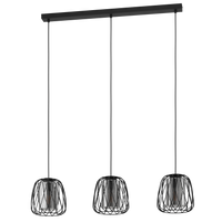 Lustra Suspendata FLORESTA Black 110CM NEAGRA / ABAJUR / 110CM Chandeliers