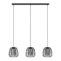 Lustra Suspendata FLORESTA Black 110CM NEAGRA / ABAJUR / 110CM Chandeliers