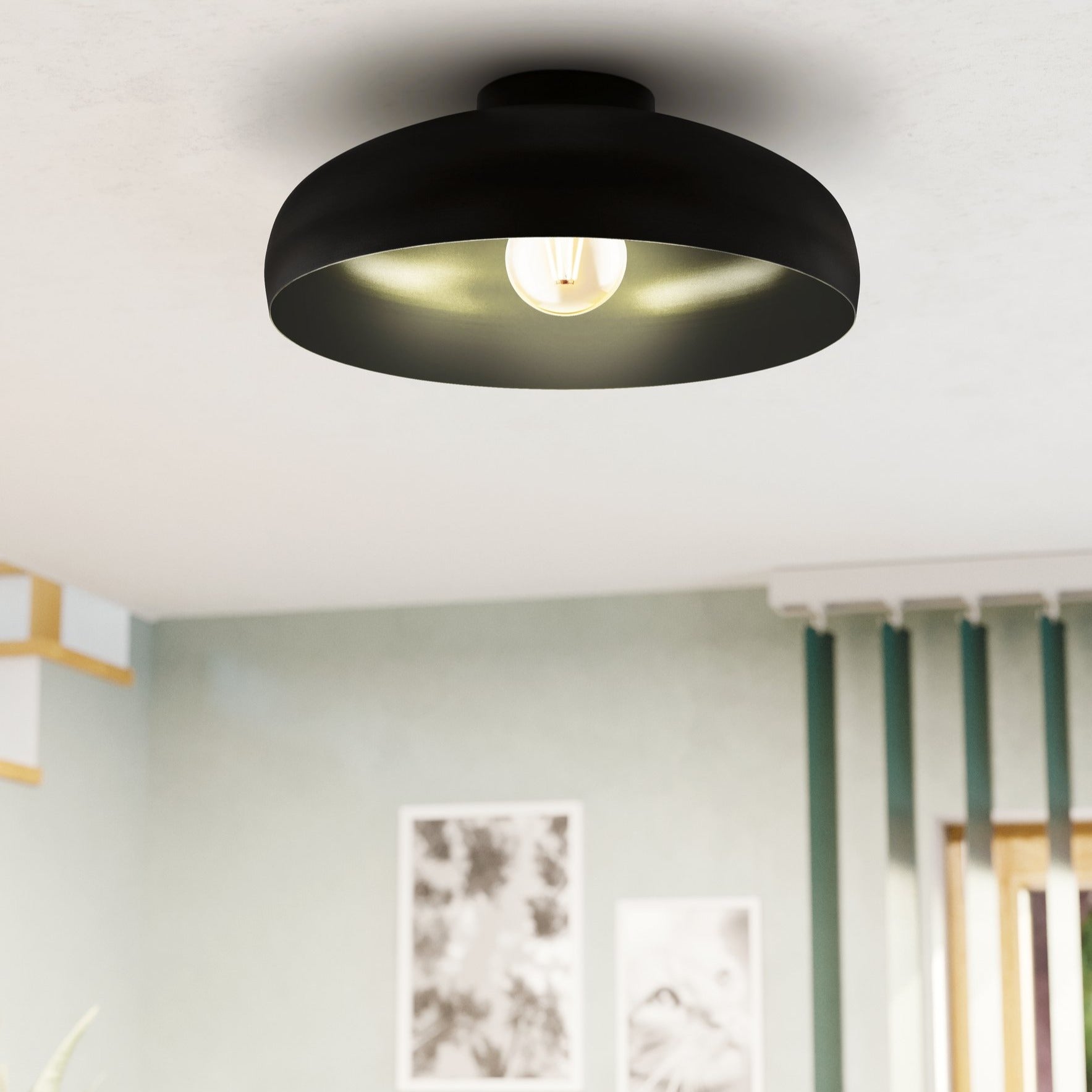 Осветително тяло MOGANO Black 40CM Eglo